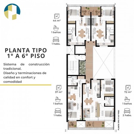 NUEVO DESARROLLO INMOBILIARIO CALLE PRESIDENTE PERON 62