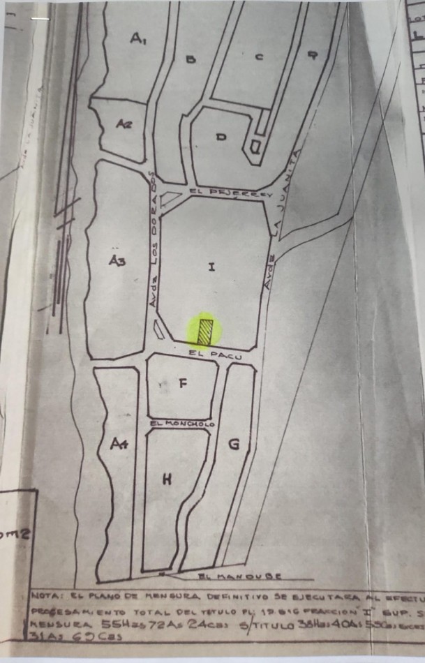 Lote en venta en  La Juanita