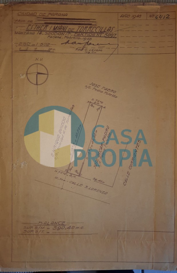 CASA EN VENTA  CALLE SAN LORENZO 55